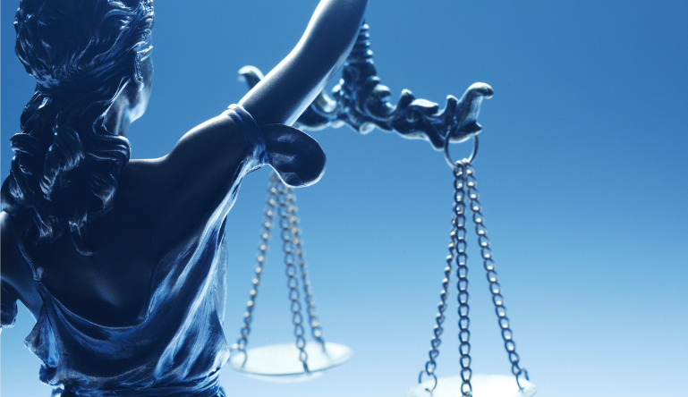 Lady sustice balancing rights