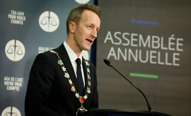 CBA President Steeves Bujold