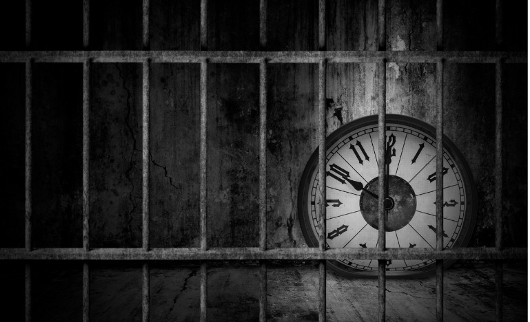 Prison time concept