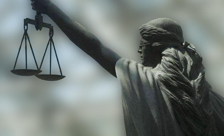 Justice as election issue concept