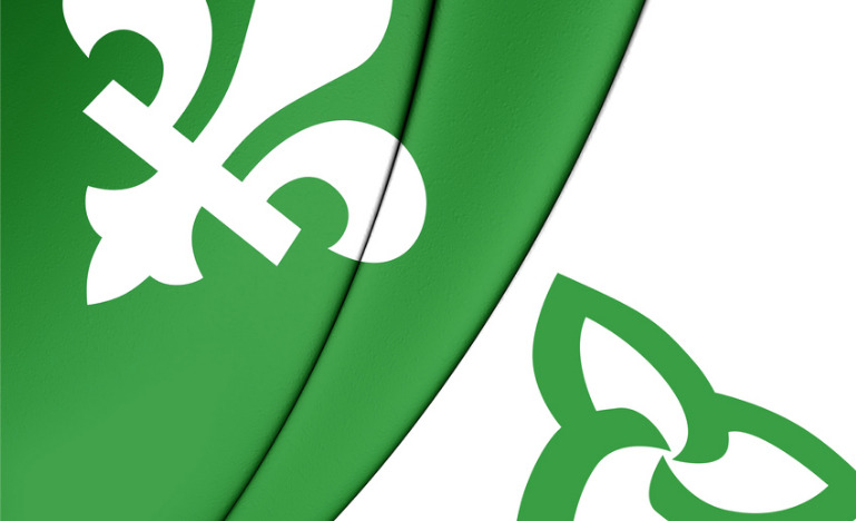 Drapeau franco-ontarien