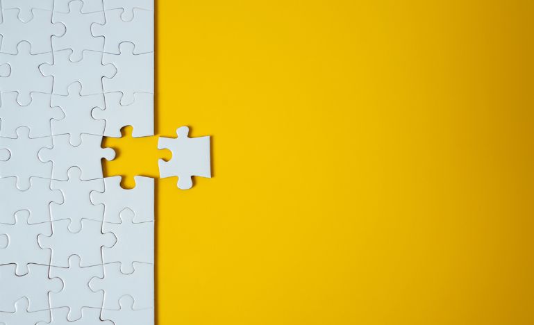 two pieces of a puzzle