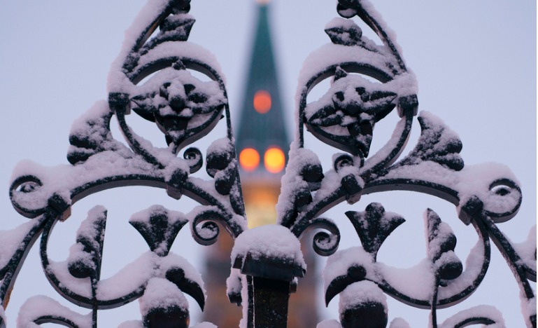 Parliament in winter