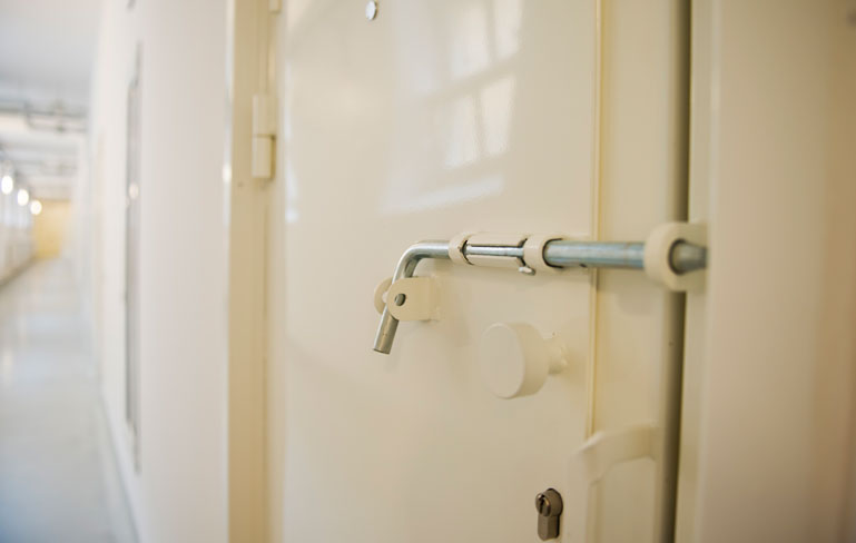 Locked door