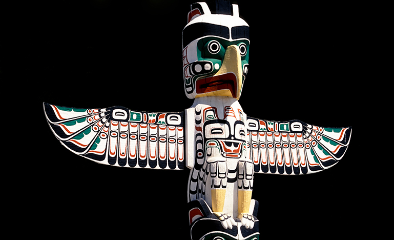 Stanley park totem pole Vancouver