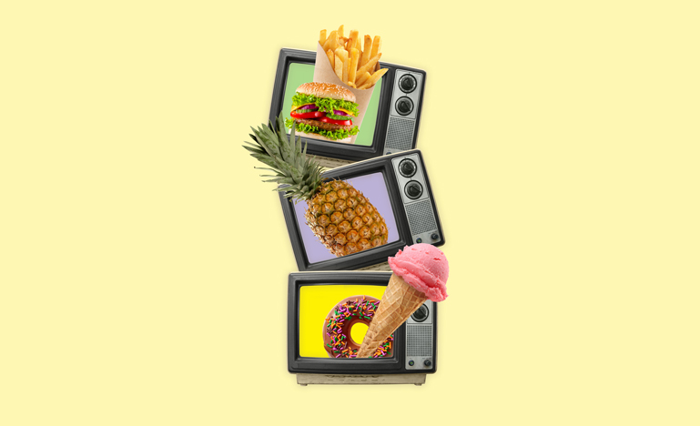 Junk food advertising on TV