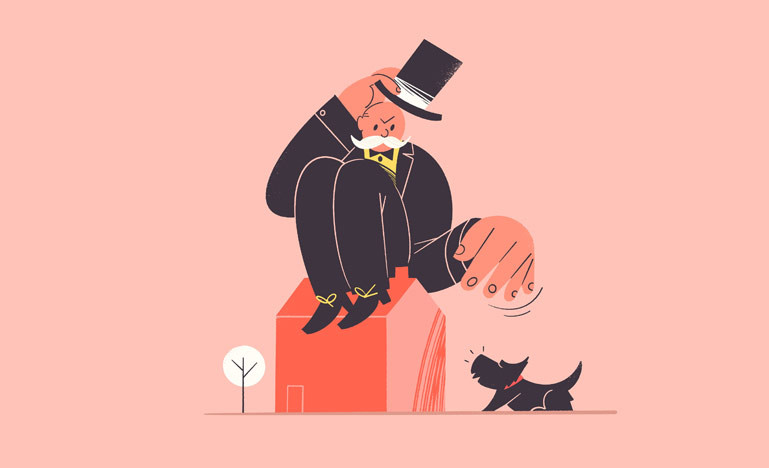 Image of a monopolist under attack