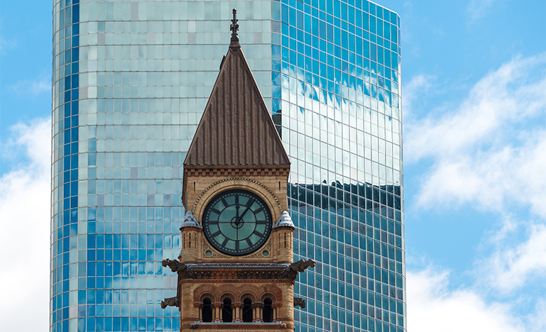 OSC building and old city hall, Toronto