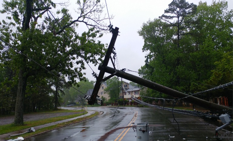 Storm damage