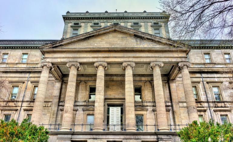 Old Palais de Justice in Montreal
