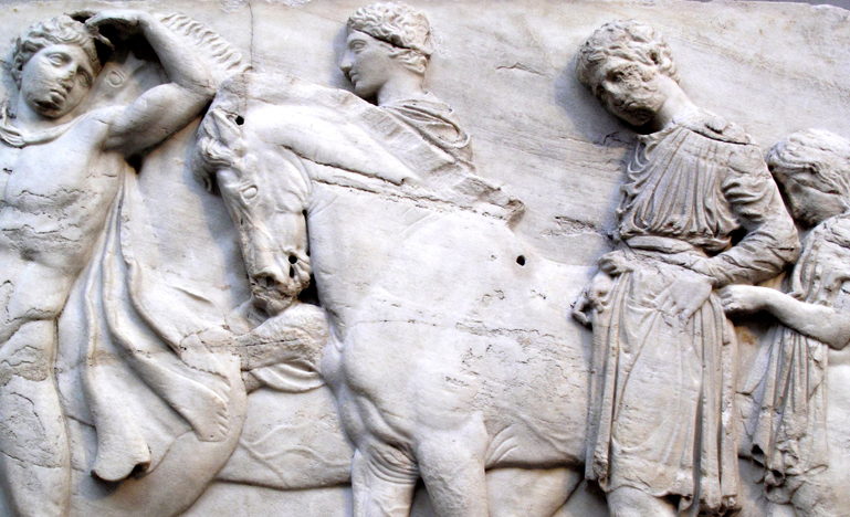 Elgin marbles in the British Museum