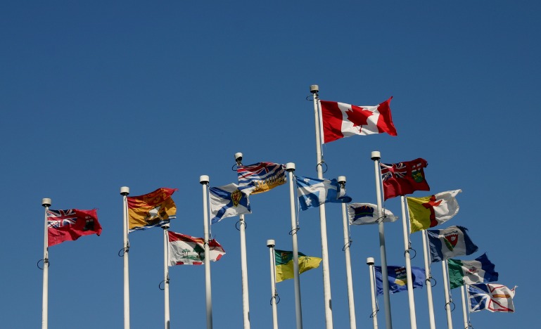 Canadian provincial and territorial flags