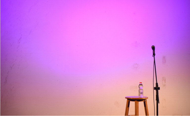 Stand-up comedy stage