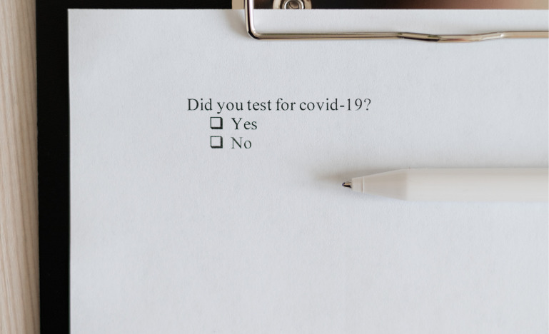 Did you test for covid-19 questionnaire