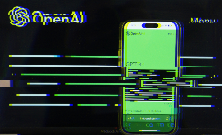 GPT-4 on a computer screen