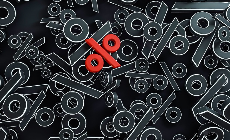 Percentages in a pile