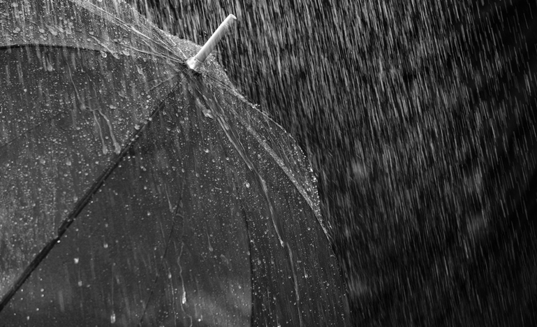 Umbrella in the rain
