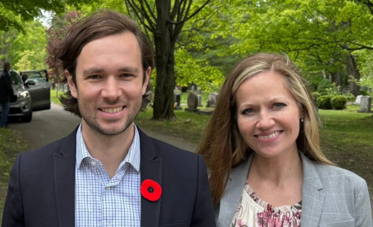MP Jacob Mantle and his wife Megan Mantle