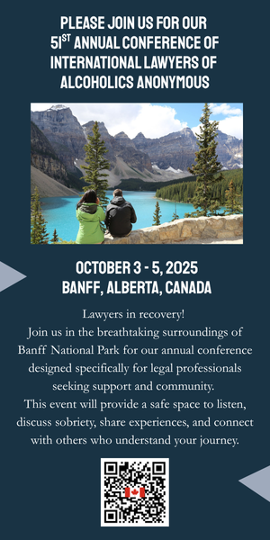 Please Join us for our 51st annual conference of international lawyers of alcoholics anonymous