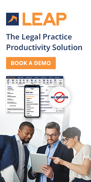 Leap | The legal practice productivity solution | Book a demo