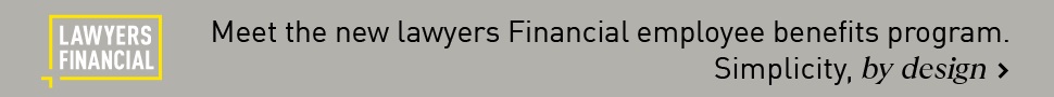 Meet the new lawyers Financial employee benefits program. Simplicity, by design. Lawyers financial