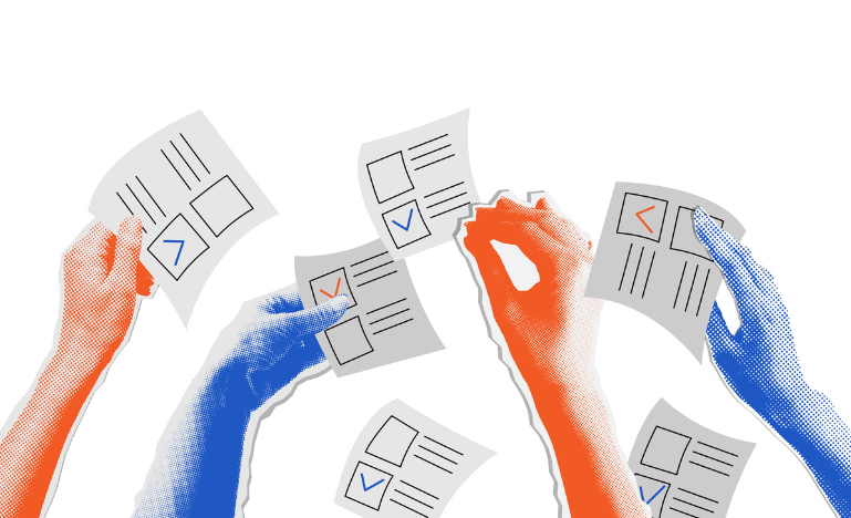 Voting ballots