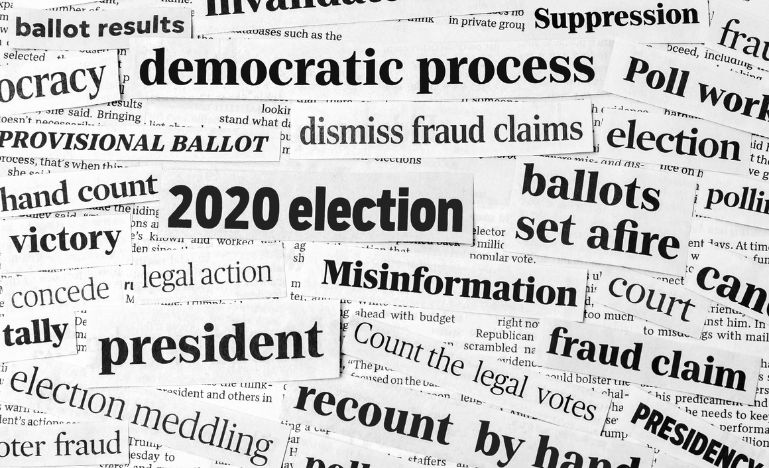Headlines about the 2020 election