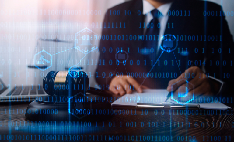 A lawyer using AI