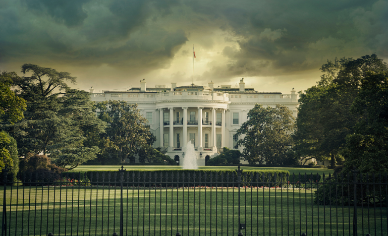 Dark clouds over the White House