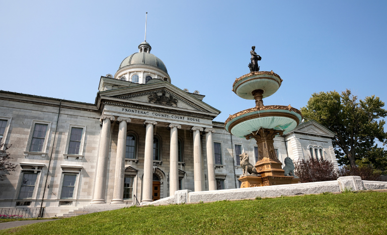 The Frontenac County Court House in Kingston, Ontario